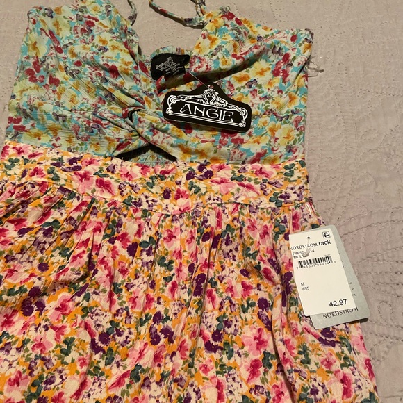 Angie Women's Peekaboo Tiered Maxi Dress. - Picture 4 of 8